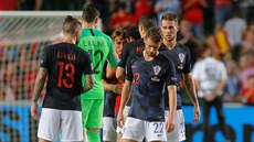 NEJHORŠÍ PORÁŽKA V HISTORII. Zklamaní chorvatští fotbalisté vstřebávají debakl...