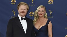 Jesse Plemons a Kirsten Dunstová na cenách Emmy (Los Angeles, 17. září 2018)