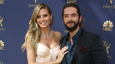 Heidi Klumová a Tom Kaulitz na cenách Emmy (Los Angeles, 17. záí 2018)