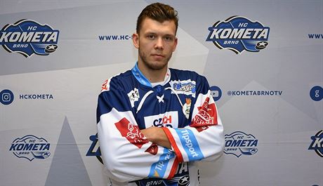 Václav Karabáek v dresu Komety Brno.