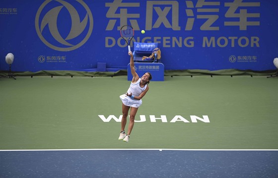 Barbora Strýcová na turnaji Wu-chanu.