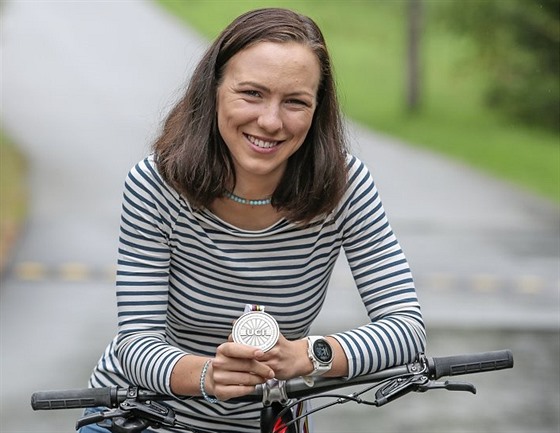 S MEDAILÍ. Tereza Sásková je hlavn bikerka, ale dostala se i do reprezentace...