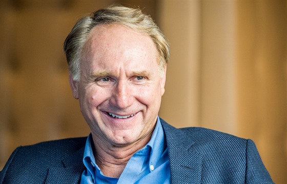 Spisovatel Dan Brown v Praze (18. zá�í 2018)