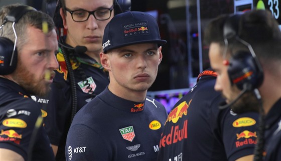 Max Verstappen pi tréninku na Velkou cenu Ruska.