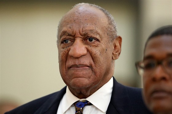 Bill Cosby u soudu (Norristown, 24. záí 2018)