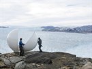 Amerití klimatologové a oceánologové monitorují na západ Grónska rozpad...