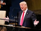 Americký prezident Donald Trump promluvil na zasedání Valného shromáždění OSN...