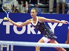 Karolína Plíková ve finále turnaje v Tokiu.