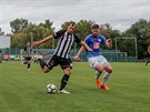 Momentka z utkání druhé fotbalové ligy mezi Táborskem a eskými Budjovicemi.