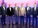 Jií Pospíil (zleva), Bohuslav Svoboda, Hynek Beran, Zdenk Hib, Petr...