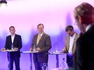 Jan iinský, Hynek Beran a Zdenk Hib v primátorské volební superdebat...