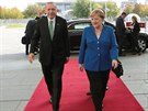 Nmecká kancléka Angela Merkelová (vpravo) a turecký prezident Recep Tayyip...