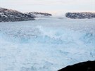 V Grónsku poídili asosbr rozpadajícího se ledovce
