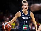 Francouzská basketbalistka Marine Johann&#232;sová ve tvrtfinále mistrovství...