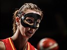 panlská basketbalistka Laura Gilová ve tvrtfinále mistrovství svta