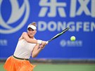 esk tenistka Markta Vondrouov na turnaji ve Wu-chanu