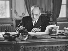 Edvard Bene, prezident republiky, abdikoval 5. íjna 1938.