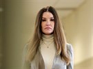 Janice Dickinsonová u soudu s Billem Cosbym (Norristown, 24. zá�í 2018)