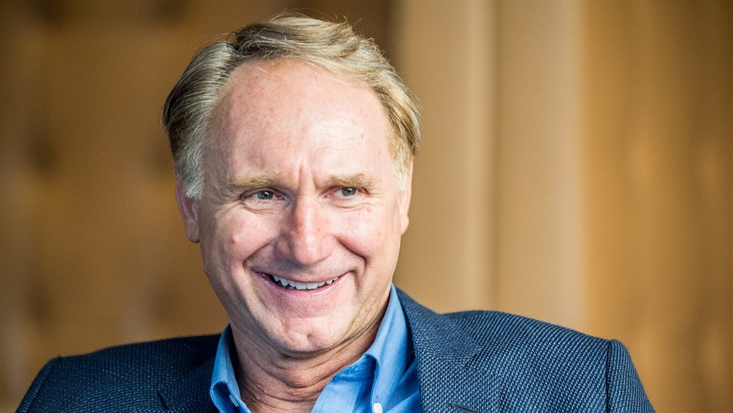 Spisovatel Dan Brown v Praze (18. zá�í 2018)
