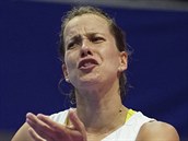 Barbora Strýcová ve čtvrtfinále turnaje v Tokiu.
