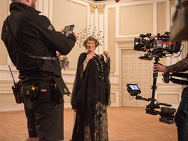 Meryl Streepová jako Florence Jenkinsová ve filmu Boská Florence