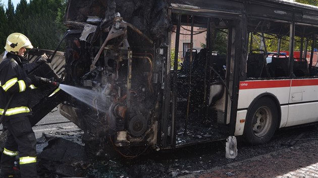 V Kladn hoel autobus mstsk dopravy (26.9. 2018)