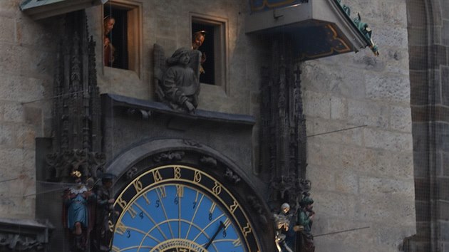 Orloj na Staroměstském náměstí je po měsících oprav znovu funkční. (28. září 2018)