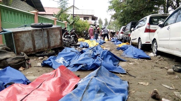 Indonsk ostrov Sulawesi postihlo siln zemtesen, kter nsledovala a tmetrov vlna tsunami. (29. z 2018)