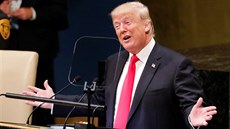 Americký prezident Donald Trump promluvil na zasedání Valného shromádní OSN...