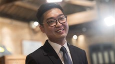 Zakladatel strany Andy Chan (14. srpna 2018)