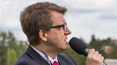 Ji�í Zlámaný, dostihový mana�er, komentátor dostih� a autor knihy o historii...