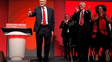 éf britských labourist Jeremy Corbyn na výroní konferenci strany v...