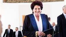 Bývalá atletka Helena Fibingerová se na Pra�ském hrad� zú�astnila slavnostního...