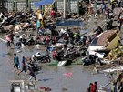 Následky zemtesení a vlny tsunami v Palu na indonéském ostrov Sulawesi...