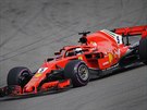 Nmecký jezdec Sebastian Vettel bhem Velké ceny Ruska formule 1