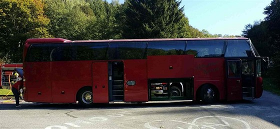 Autobus zaal hoet kvli technické závad, koda dosáhla pl milionu korun....