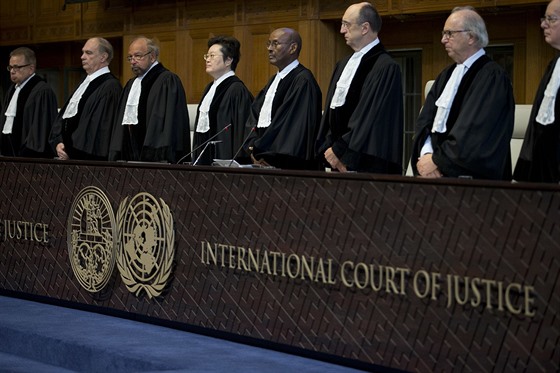 Soudci Mezinárodního soudního dvora (3.10.2018, Haag)