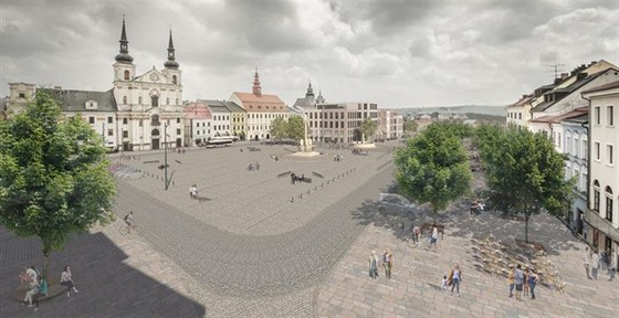 Nová podoba jihlavského Masarykova náměstí podle vítězného návrhu pražského MCA...