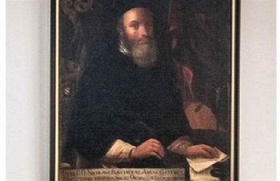 Ukradený portrét praského arcibiskupa F. F. Khünburga.