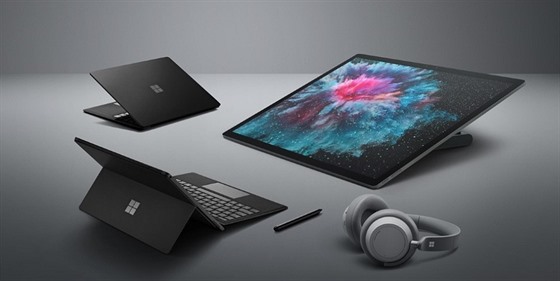 Rodina novinek Surface pro rok 2018