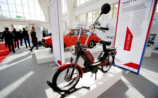 Motocykl Babetta 210 se zaal ve slovenských podnicích ZVL vyrábt v roce 1983....