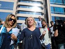 Inés Madrigalová odchází od soudu ve panlském Madridu. (8. íjna 2018)