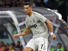Cristiano Ronaldo z Juventusu bhem zápasu proti Udine.