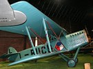 Replika letounu Aero Ab.11 v Leteckém muzeu Kbely. Replika dostala barvy stroje...