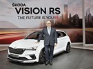 Mezinárodní autosalon v Paříži, 2. října 2018. Předseda představenstva Škoda...