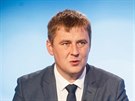 Kandidát SSD na ministra zahranií Tomá Petíek v diskusním poadu Rozstel...