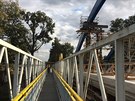 Most pes u Svinar dostal ocelov oblouky