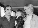 Charles Aznavour s rodinou