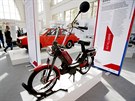 Motocykl Babetta 210 se zaal ve slovenskch podnicch ZVL vyrbt v roce 1983....