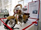Miliont motocykl Jawa Z 175, vyroben v roce 1957 ve Strakonicch, dostal...